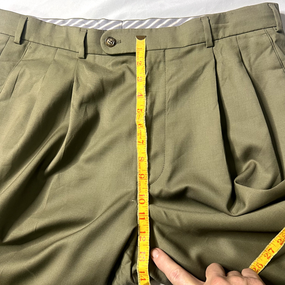 Hiltl Pants Mens 38/29 Fritz Dress Soft Cotton‎ Trouser Wool Straight Chino ** - Picture 11 of 14